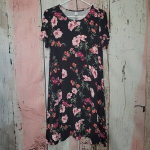 L | Old Navy | Short Sleeved Floral Dress